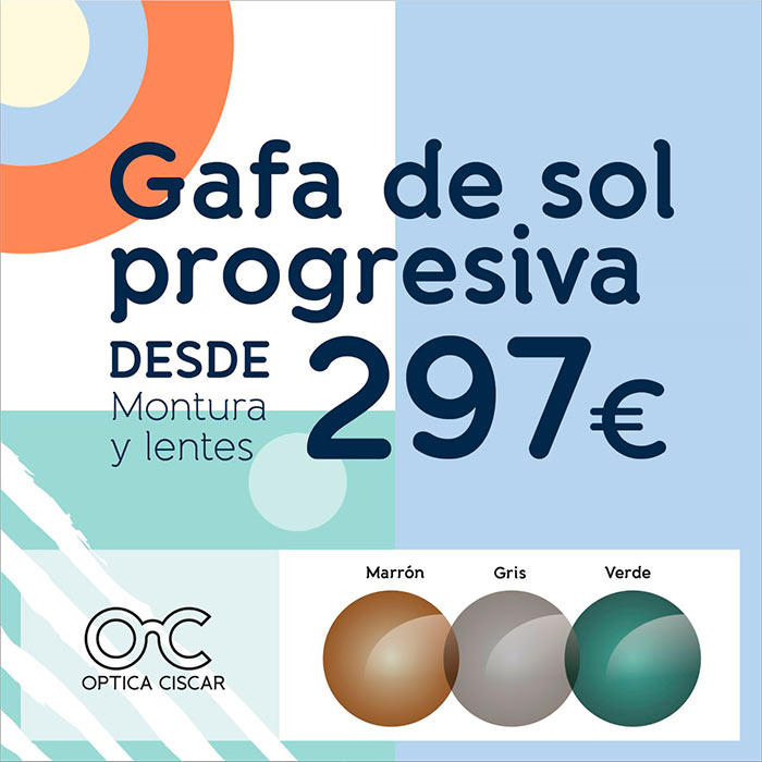 Gafas de sol progresivos-Óptica Ciscar Valencia