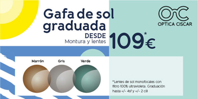 Óptica en Valencia - Gafas de sol graduadas