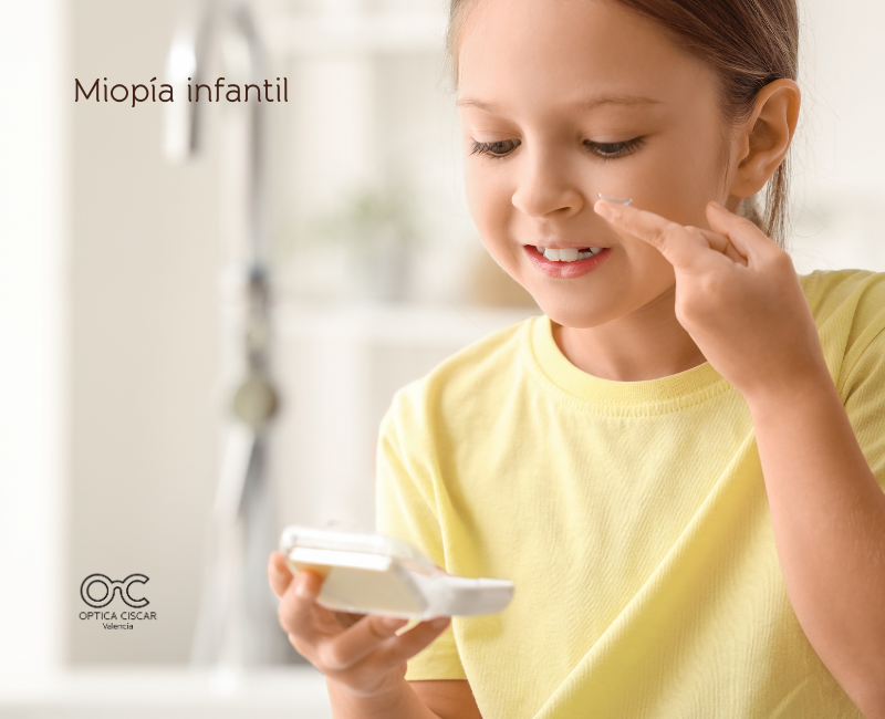 lentes de contacto en Valencia - miopia infantil