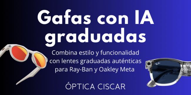 Gafas IA con lentes originales en Valencia - Cabecera